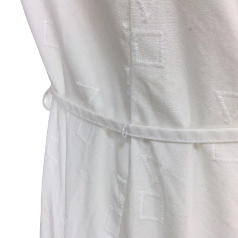 Kate Spade Saturday Embroidered Retro Shapes Cotton Mini Dress - Picture 6 of 11